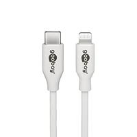 Goobay 39448 Lightning - USB-C™ laad- en synchronisatiekabel, 2 m, wit - MFi-kabel voor Apple iPhone/iPad wit - thumbnail