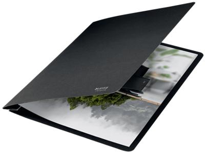 Leitz Recycle snelhechtmap, ft A4, 100 % gerecycleerde karton, zwart