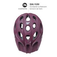 Buzaglo Catlike mtb helm leaf maat l 58-60cm burgundy - thumbnail