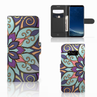 Samsung Galaxy S8 Hoesje Purple Flower - thumbnail