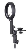 Bresser F000360 Fotostudio BR-TL15 camera flitshouder met S-bajonet accessoires adapter zwart - thumbnail