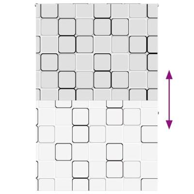 VidaXL Doucherolgordijn 150x240 cm stofbreedte 146 cm