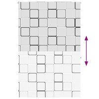 VidaXL Doucherolgordijn 150x240 cm stofbreedte 146 cm - thumbnail