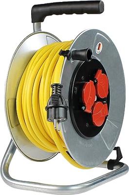 AS Schwabe 10342 Kabelhaspel 50 m Geel Randaarde stekker