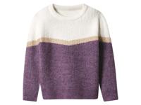 lupilu Gebreide kinder trui (Paars/wit, 110/116) - thumbnail