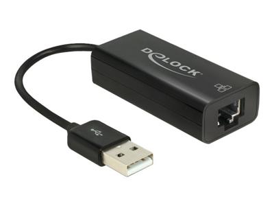 Delock 62595 Netwerkadapter 100 MBit/s USB-A, RJ45 Delock 62595 Netwerkadapter 100 MBit/s USB-A, RJ45