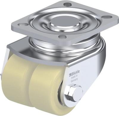 Blickle LHD-GSPO 60K Dubbel zwenkwiel Wieldiameter: 60 mm Draagvermogen (max.): 630 kg 1 stuk(s)