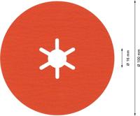 Bosch Accessories 2608621819 Fiberschijf Diameter 100 mm Korrelgrootte (num): 120 25 stuk(s) - thumbnail