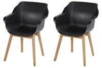 Hartman Sophie Studio Teak dining armstoel Black - thumbnail