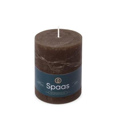 Kaars rustiek 80/110 mm donkerbruin Spaas - Spaas Kaars rustiek 80/110 mm donkerbruin Spaas - Spaas