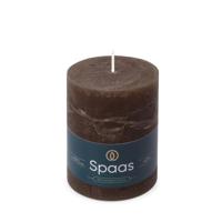 Kaars rustiek 80/110 mm donkerbruin Spaas - Spaas - thumbnail