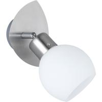 Led Wandspot - Trion Frudo - 4w - E14 Fitting - Warm Wit 3000k - Rond - Mat Nikkel - Aluminium - thumbnail