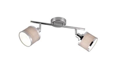 Trio Design opbouwspotArosa nikkel 2-lichts - 812100206