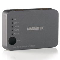 Marmitek Split 312 2 poorten HDMI-splitter 3D-weergave mogelijk 3840 x 2160 Pixel Zilver - thumbnail