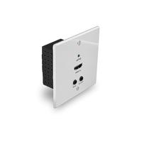 LINDY 70m Cat.6 HDMI 4K60, IR & RS-232 HDBaseT EU Wall Plate Extender, Transmitter Extender (verlenging) HDMI, Infrarood 70 m - thumbnail
