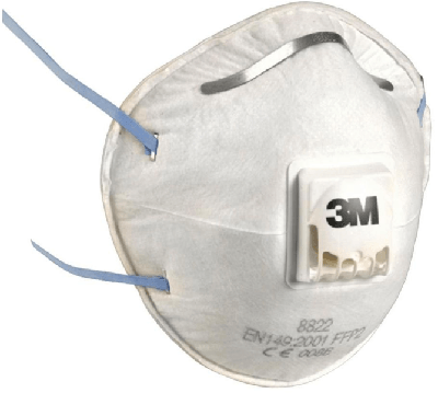 3M Stofmasker FFP2 8822 Ventiel Wegwerp - 8822 3M Stofmasker FFP2 8822 Ventiel Wegwerp - 8822
