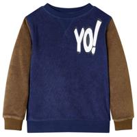 VidaXL Kindertrui 116 donkermarineblauw - thumbnail