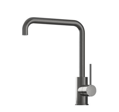 Hotbath Cobber Opbouw keukenmengkraan met draaibare L-uitloop verouderd ijzer CB041AI