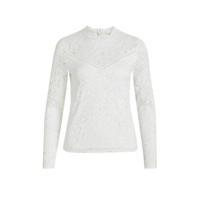 VILA top met kant wit - thumbnail