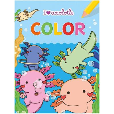 Kleurboek I Love Axelotls