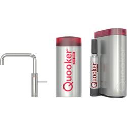 Quooker Fusion square met COMBI boiler en CUBE reservoir 5-in-1 kokend water kraan RVS