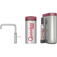 Quooker Fusion square met COMBI boiler en CUBE reservoir 5-in-1 kokend water kraan RVS - thumbnail