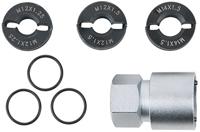 KS Tools 150.1335 Set wielbouten met schroefdraad, 4-delig - thumbnail
