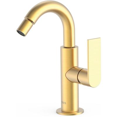 Bidetkraan Tres Loft | Opbouw | Mengkraan | 1-hendel | Rond | 24k Goud mat