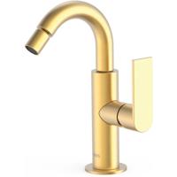 Bidetkraan Tres Loft | Opbouw | Mengkraan | 1-hendel | Rond | 24k Goud mat - thumbnail
