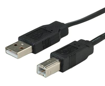 ROLINE USB 2.0 notebook platte kabel, type A-B, zwart, 0,8 m ROLINE USB 2.0 notebook platte kabel, type A-B, zwart, 0,8 m