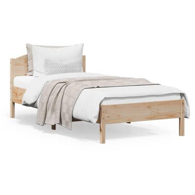 Bedframe zonder matras massief grenenhout 100x200 cm