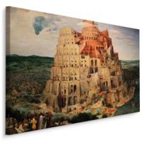 Schilderij - Pieter Bruegel, de Toren van Babel, reproductie, Premium Print - thumbnail