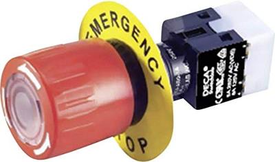 DECA ADA16E6-R11-A1KR Noodstopschakelaar 250 V/AC 5 A 2x NC, 2x NO IP65 1 stuk(s)