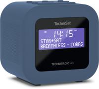 TechniSat TECHNIRADIO 40 Klok Digitaal Blauw, Grijs - thumbnail