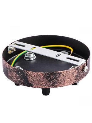 Light depot - plafondkap metaal 5 lichts - roest - Outlet Light depot - plafondkap metaal 5 lichts - roest - Outlet