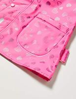 Playshoes regenjas Sweethearts met all over print roze/donkerroze - thumbnail