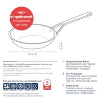 Koekenpan Gietijzer, 28 cm - Kela | Rhino - thumbnail