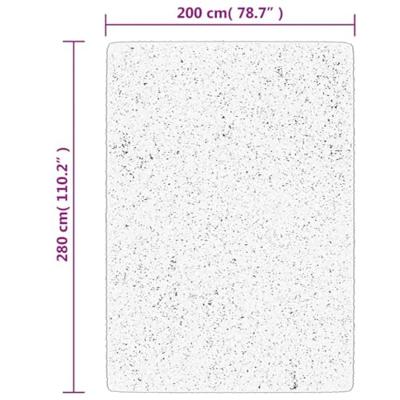 Vloerkleed shaggy hoogpolig modern 200x280 cm groen - thumbnail