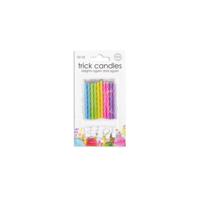 Globos Magische taartkaarsjes 10 stuks op kaart - thumbnail
