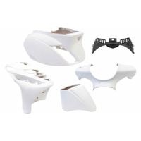 Edge Plaatset 5-delig voor piaggio zip-sp vanaf bouwjaar 2000 - mat wit - thumbnail