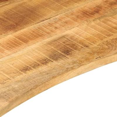 Tafelblad met ronding 90x60x2,5 cm massief ruw mangohout Tafelblad met ronding 90x60x2,5 cm massief ruw mangohout