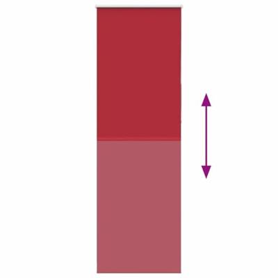 VidaXL Rolgordijn verduisterend 75x230 cm stofbreedte 70,7cm polyester