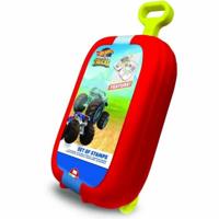 Trolley - MULTIPRINT - 64143 - 7 Hot Wheels-stempels, 5 potloden, 18 stiften - thumbnail