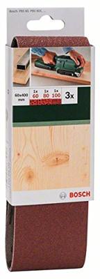 Bosch Accessoires Setschuurband 60X400 mm | Rw | Ongeperf | Span | 3-delig - 2609256192