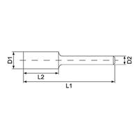 RUKO 116010 Freesstift Hardmetaal Cilinder 6 mm Lengte 58 mm Schachtdiameter 6 mm - thumbnail