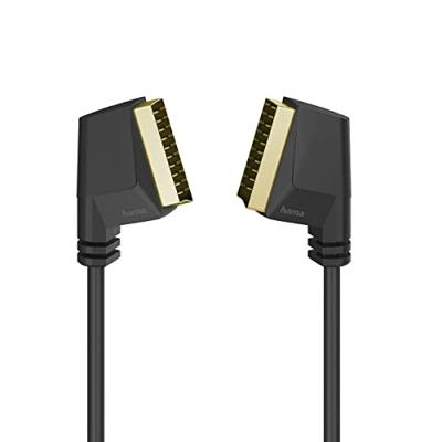 Hama Scart-verbindingskabel, stekker - stekker, verguld, 1,5 m TV accessoire Zwart Hama Scart-verbindingskabel, stekker - stekker, verguld, 1,5 m TV accessoire Zwart
