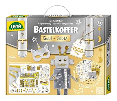 Lena Knutselkoffer Jumbo Goud & Zilver 1500 stuks