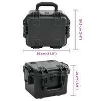 Flightcase draagbaar 50,5x37x14,5 cm PP zwart - thumbnail