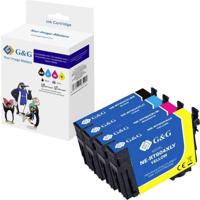 G&G Inktcartridge Compatibel Zwart, Cyaan, Magenta, Geel GP-E604XLBKCMY-4P-R - thumbnail