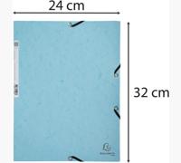 Elastomap exacompta aquarel a4 3 klep 400gr assor - thumbnail